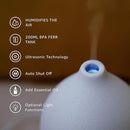 200ML Ceramic Essential Oil Diffuser - Ultrasonic Aromatherapy & Humidifier with 7-Color LED Lights, Auto Shut-Off, White, 1H/3H/6H Timer | Scent for Home,Office,Yoga by TinyTreasures Baby Boutique