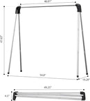 APEXCHASER Clothes Drying Rack Foldable, Stainless Steel Laundry Drying Rack Collapsible, Clothes Hanger for Sweater Baby Clothes Towel for Indoor & Outdoor, Portable Clothes Airer for Travel by TinyTreasures Baby Boutique