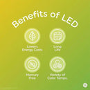 GE LED+ Motion Sensor LED Light Bulbs, 12W, Outdoor Security Lights, Daylight, A21 (2 Pack) by GreenHaven Gardens