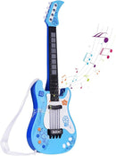 Kids Toddler Baby Childrens Electric Toy Guitar with Strap Ideal for 3 4 5 7 8 Year Old Boys Girls Gifts(Blue) by TinyTreasures Baby Boutique
