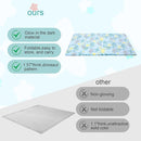MeMoreCool Kids Floor Futon Mattress Large 6x4 FT, Thicken Foam Tatami Mattress for Children Play Area, Foldable Sleeping Pad Crawling Tatami Mat for Playroom by TinyTreasures Baby Boutique