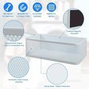 Picowe Magnetic Laundry Organizer, Extra Large Magnet Basket for Laundry Room,16.5lb Capacity Magnetic Shelf for Washer /Dryer, Fridge & Small Spaces (XL, White) by CozyNest Decor