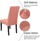JQinHome Terra Cotta Chair Covers for Dining Room Set of 8, High Stretch Removable Washable Parsons Chair Slipcover for Home Party Hotel Wedding Ceremony (8PCS, Terra Cotta) by CozyNest Decor