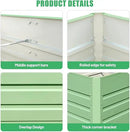 SnugNiture 2 Pcs 4x2x2FT Raised Garden Bed Galvanized Planter Garden Boxes Outdoor, Deep Root Planter Raised Bed for Vegetables Flowers Herbs,Green by GreenHaven Gardens