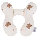 vocheer Baby Neck Pillow(Upgraded), Cotton, Baby Support Pillow, Car Seat Pillows for Newborn, Carseat Head and Body Support, Infant Travel Pillows for Prams, Pushchair, Stroller, Bouncer, Bears by TinyTreasures Baby Boutique