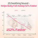 2025 Mom's Choice Awards | Portable White Noise Sound Machine Baby | 25 Soothing Sounds | Rechargeable Travel Sound Machine Baby with Night Light | Newborn Essentials | Nursery, Home, Sleep Aid by TinyTreasures Baby Boutique