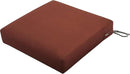 Classic Accessories Ravenna Water-Resistant Patio Lounge Chair/Loveseat Cushion, 25 x 27 x 5 Inch, Spice, rectangle Outdoor Seat Cushion by GreenHaven Gardens