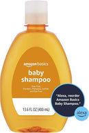 Amazon Basics Tear-Free Baby Shampoo, 13.6 Fluid Ounce by TinyTreasures Baby Boutique
