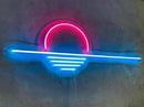 LED Decorative Lights USB Mountains Sunrise Sunset Led Neon Signs Home Decoration Wall Art Holiday Gift Brightness Adjustable 16.5''x9.5'' by CozyNest Decor