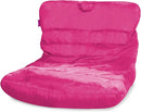 Posh Creations Structured Comfy Seat for Bedrooms and Dorm Rooms, Large Bean Bag Chair, Laguna Lounger, Pink by TinyTreasures Baby Boutique