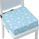 Booster Seat for Kitchen Chair with Adjustable Straps, Toddler Booster Seats for Dining Table Portable for Travel Camping Eating, Booster Cushion for Table for Baby Child Infant Kid Boy Girl by TinyTreasures Baby Boutique