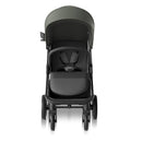 Mompush Nova Baby Stroller for Toddler, Infant & Newborn | Spacious Seat & Lie-Flat Mode | Compact One-Hand Fold, UPF 50+ Canopy & All-Wheel Suspension | Includes Rain Cover & Cup Holder, Green by TinyTreasures Baby Boutique