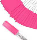 Zozen 50Pack Fluorescent Pink Marking Flags, Writable/15x4x5 Inch, Yard Flags for Lawn & Irrigation & Landscape & Sprinkler & Survey & Dog Training. by GreenHaven Gardens