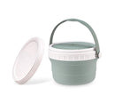 No Spill Silicone Toddler Snack Containers, Detachable Silicone Flap for Filling&Cleaning, Crumb-Free Hard Plastic Screw Travel Lid, Ultra-Soft for Baby Kids Hand In-Out, Snack Cup Holder 12 oz by TinyTreasures Baby Boutique