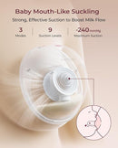 Momcozy M5 Lite Hands-Free Wearable Breast Pump, DoubleFit Flange for Baby-Like Comfort, 3 Modes & 9 Suction Levels, No Flange Insert or Hard Carry Case, 24mm, 2-Pack, Cozy Red by TinyTreasures Baby Boutique