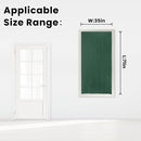 Blackout Curtains for Bedroom Stick On Curtains Window Shades Pull Down Blackout Window Cover No Drillng Self Adhesive Curtains No Rod Small Curtain, 35" W X 71" L, Dark Green, 1 Panel by TinyTreasures Baby Boutique