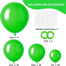 RUBFAC 129pcs Green Balloons Different Sizes 18 12 10 5 Inch Green Latex Balloon Garland Arch for Masquerade Party Decorations Birthday Baby Shower Wedding Party Supplies by TinyTreasures Baby Boutique