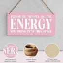 Pink Room Decor Spiritual Decoration Meditation Room Decoration Inspirational Spa Positive Affirmations Wall Decor Wood Plaque Sign Hanging Door Sign Home Office Yoga Room by CozyNest Decor