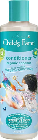 Childs Farm, Kids Coco-Nourish Leave in Conditioner, Organic Coconut ,Curly & Coily Hair, Conditions & Nourishes, Suitable for Dry, Sensitive & Eczema-Prone Skin & Scalp, 4.2 Fl Oz by TinyTreasures Baby Boutique