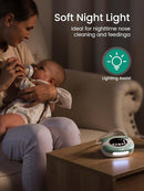 GROWNSY Electric Nose Suction for Baby, Hospital-Grade Nasal Aspirator with Night Light,Soothing Lullabies, Baby Nose Sucker with 9 Adjustable Suction Levels, Green by TinyTreasures Baby Boutique