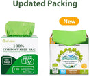Compostable Trash Bags for Kitchen Compost Bin 1.2 Gallon,150 Count,Compost Bags Small for Food Scrap Waste Bags for Countertop Bin Certified by BPI,ASTM D6400 and OK Compost by GreenHaven Gardens