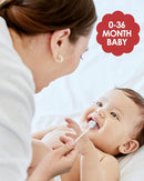 dearlomum Upgraded 32PCS Baby Tongue Cleaner, Disposable Newborn Toothbrush & Oral Cleaning Stick, Gauze Gum Cleaner for Infant Dental Care, 0–36 Months Baby Mouth Wipes by TinyTreasures Baby Boutique