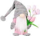 Fall Decoration for Home,15 inch Fall Gnomes Plush Decor for Tiered Tray, Thanksgiving Gnome Plush Doll Swedish Gnomes Gifts Autumn Table Decoration Home Tabletop Elf Doll,Grey by CozyNest Decor