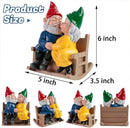 Kiss Garden Gnome Statue Valentine's Day Gifts Couple in Love Collectible Figurine Mr and Mrs Gnome Statue Lover Couple Figurine Romantic Gnome Statue Indoor Outdoor Garden Yard Home Décor by CozyNest Decor