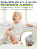 Foam Corner Protector Edge and Corner Guard, with 12.5 feet Length Foam Safety Bumpers, Baby Proofing Safety Table Corner Protectors (White 12.5ft) by TinyTreasures Baby Boutique