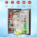 E-Star 3.3 Cu Ft Mini Fridge without Freezer - AUTO DEFROST, Reversible Single Door, Glass Shelf Refrigerator - A Space-Saving Marvel for Your Bedroom, Dorm, and Office by CozyNest Decor