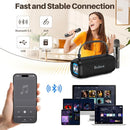 Portable Karaoke Machine, Bluetooth Speaker with Microphone, Three Echo Levels, Indoor and Outdoor Modes, IPX6, BT 5.3, Supports AUX, TF, USB by TinyTreasures Baby Boutique