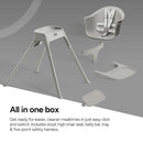 Mompush Olli 7-in-1 Convertible High Chair for Babies and Toddlers – Adjustable Height & Footrest, Dishwasher-Safe Tray, Compact Foldable Design for Easy Storage & Travel, Lightweight Yet Durable by TinyTreasures Baby Boutique