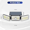 Solar Lights Outdoor Waterproof, Motion Sensor & Flood Outdoor Lights with Remote Control, 4 Adjustable Modes, 3000LM & 218 LED, High-Energy-Density Solar Panel-Monocrystalline Technology, 2 Pack by GreenHaven Gardens