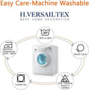 H.VERSAILTEX Premium Blackout Thermal Insulated Innovated Microfiber Home Fashion Window Curtains for Bedroom,Antique Grommet,52" W x 63" L - Navy Blue - Set of 2 Panels by CozyNest Decor