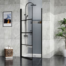 Goodyo - Centered Drain Shower With 3-Side Tile Flanges - White by HouseOfZazla