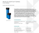 Pentair Pentek 150470 Big Blue Filter Housing, 3/4" NPT