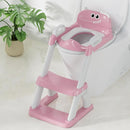 Potty Training Seat, Toddler Toilet Seat for Kids Boys Girls, 2 in 1 Potty Training Toilet for Kids, Splash Guard Anti-Slip Pad Step Stool, Adjust High Potty Chair for Toddler Kid Boys Girls by TinyTreasures Baby Boutique