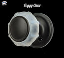 Enjoy Cover - 2 Pack Silicone Door knob Grips Maximum Grip Nonslip Arthritis & Senior Living Aids Grippy Easy Open Fits All Door Knob Universal Size Decorative (Foggy Clear) by TinyTreasures Baby Boutique