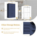 TOPMAX Large Freestanding Kitchen Pantry Storage Cabinet by HouseOfZazla