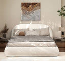 Archie Puffy Grounded - Upholstered Platform Bed by HouseOfZazla
