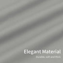 Easy-Going Blackout Curtains for Bedroom, Solid Thermal Insulated Grommet and Noise Reduction Window Drapes, Room Darkening Curtains for Living Room, 2 Panels(46x63 in, Light Gray) by CozyNest Decor