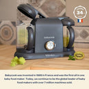 BEABA Babycook Duo 4 in 1 Baby Food Maker, Puree Steamer and Blender for Purees, Grinder with Auto Steam Cooking, Lrg 9.1 Cup Capacity, Makes 54 Servings in 20 Mins, Charcoal by TinyTreasures Baby Boutique