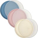 WeeSprout Baby & Toddler Non-Suction Plates with Lids, 100% Food Grade Silicone Plates, Premium Hard Plastic Lids, Unbreakable Design, Microwave & Dishwasher Safe, 3 Pack by TinyTreasures Baby Boutique