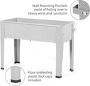 Metal Raised Garden Bed,Raised Planter Box with Legs,Herbs and Vegetables Planter Suitable for Outdoor Patio Deck and Porch (Mini Gray) by GreenHaven Gardens