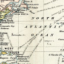Vintage World Map 1892