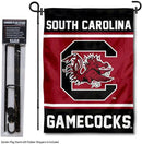 College Flags & Banners Co. South Carolina Gamecocks Garden Flag with Stand Holder by GreenHaven Gardens