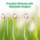 WADEO Automatic Watering System for Potted Plants, Dual Pump Plant Watering System, 15 Potted Automatic Plant Waterer for Indoor, Automatic Drip Irrigation Kit with Digital Programmable Water Timer by GreenHaven Gardens