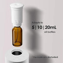 Waterless Diffuser for Essential Oil, Battery Operated Nebulizer, 0.7 Fl.Oz./ 20mL Capacity, Mini Scent Air Machine, 3 Countdown Timers & 3 Mist Levels for Home, Room, Car, Office - AN6 Lavender by CozyNest Decor