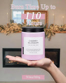 M&SENSE Cherry Blossom Scented Spring Candle, 19.4oz 110 Hours Long Lasting Natural Soy Wax Stress Relief Aromatherapy Romantic Candle for Women & Bedroom Decor by CozyNest Decor