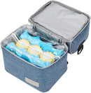 Meichoon Breast Milk Baby Bottle Cooler Bag/Waterproof Baby Milk Bag Freezer/Mommy Travel Backpack/Portable Thermal Insulated Lunch Box for Women Men Large Capacity Handbag by TinyTreasures Baby Boutique